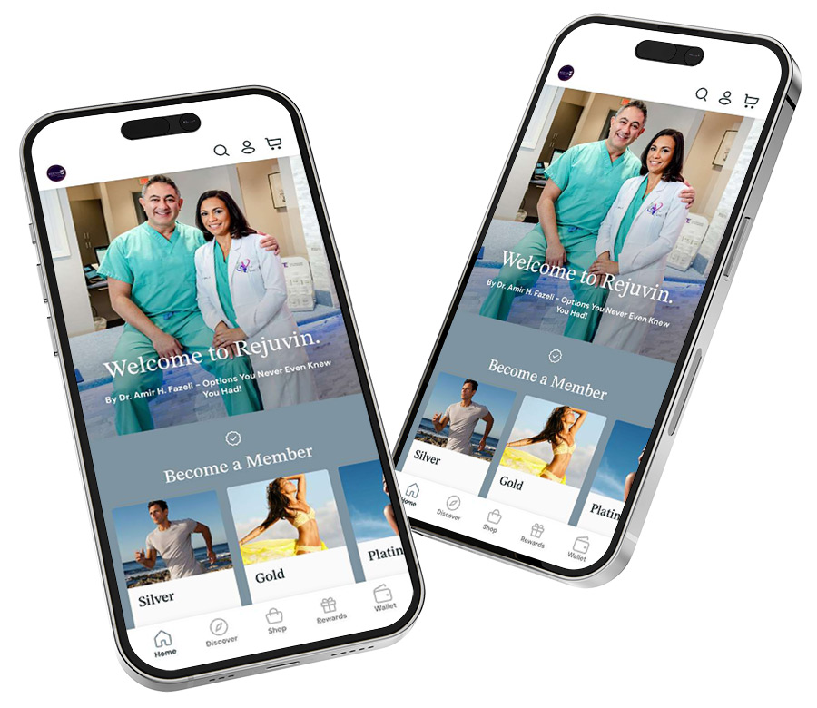 Get an even more personalized rejuvenation experience with The Rejuvin App Get an even more personalized rejuvenation experience with The Rejuvin App